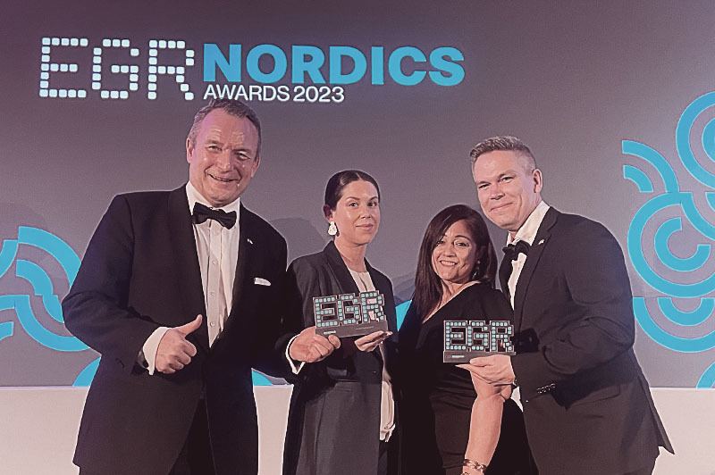 Paf won two awards at the EGR Nordics Awards